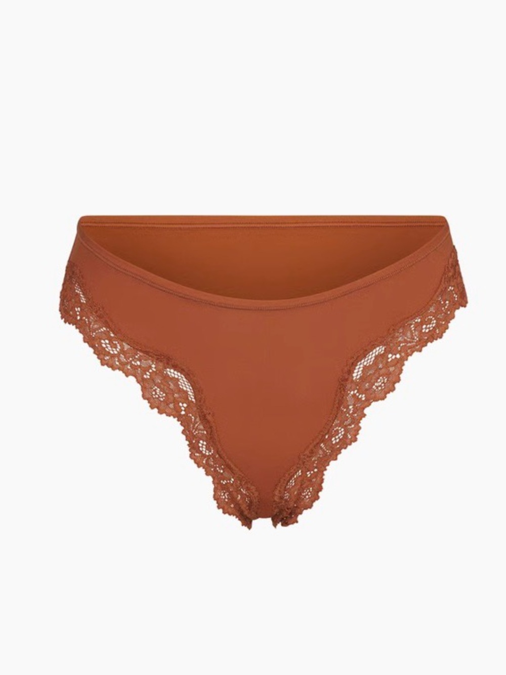 SKIMS Fits Everybody Lace Tanga | Bronze | 2X | NWT 🏷️